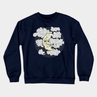 Here comes the moon Crewneck Sweatshirt